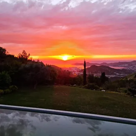 Glorious Villa With Jacuzzi, Sauna And Private Pool In Bodrum, Mugla Apartament *